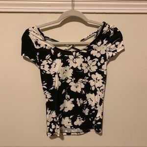AEROPOSTALE Fitted Floral Top